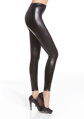 Fekete latex leggings NOEMI 120 DEN BasBleu