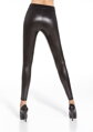 Fekete latex leggings NOEMI 120 DEN BasBleu