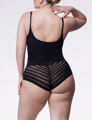 Hálós karcsúsító bodyk 119 MESH BODY OPEN BUST Julimex