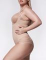 Hálós karcsúsító bodyk 119 MESH BODY OPEN BUST Julimex