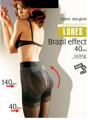 Push-up hatású harisnya BRAZIL EFFECT 40 DEN Lores