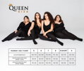 Fekete harisnya moletteknek QUEEN SIZE DIAMOND RAIN 30 DEN Mona