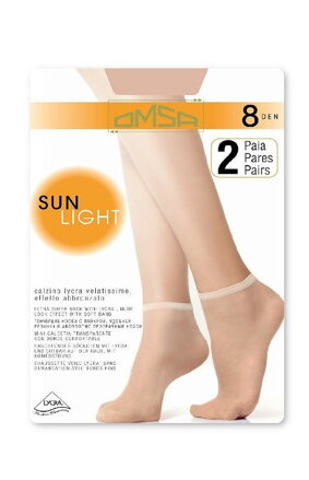 Vékony zokni SUN LIGHT 8 DEN Omsa
