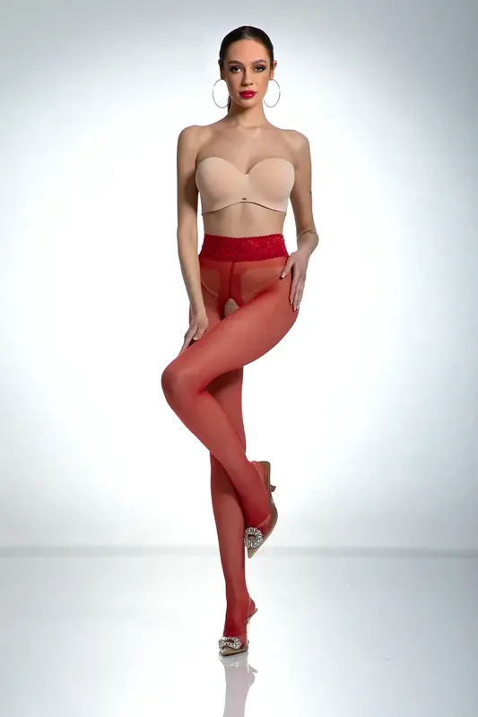 Erotikus harisnya csipkével HIP LACE 3O DEN Amour Erotikus harisnya csipkével HIP LACE 3O DEN Amour